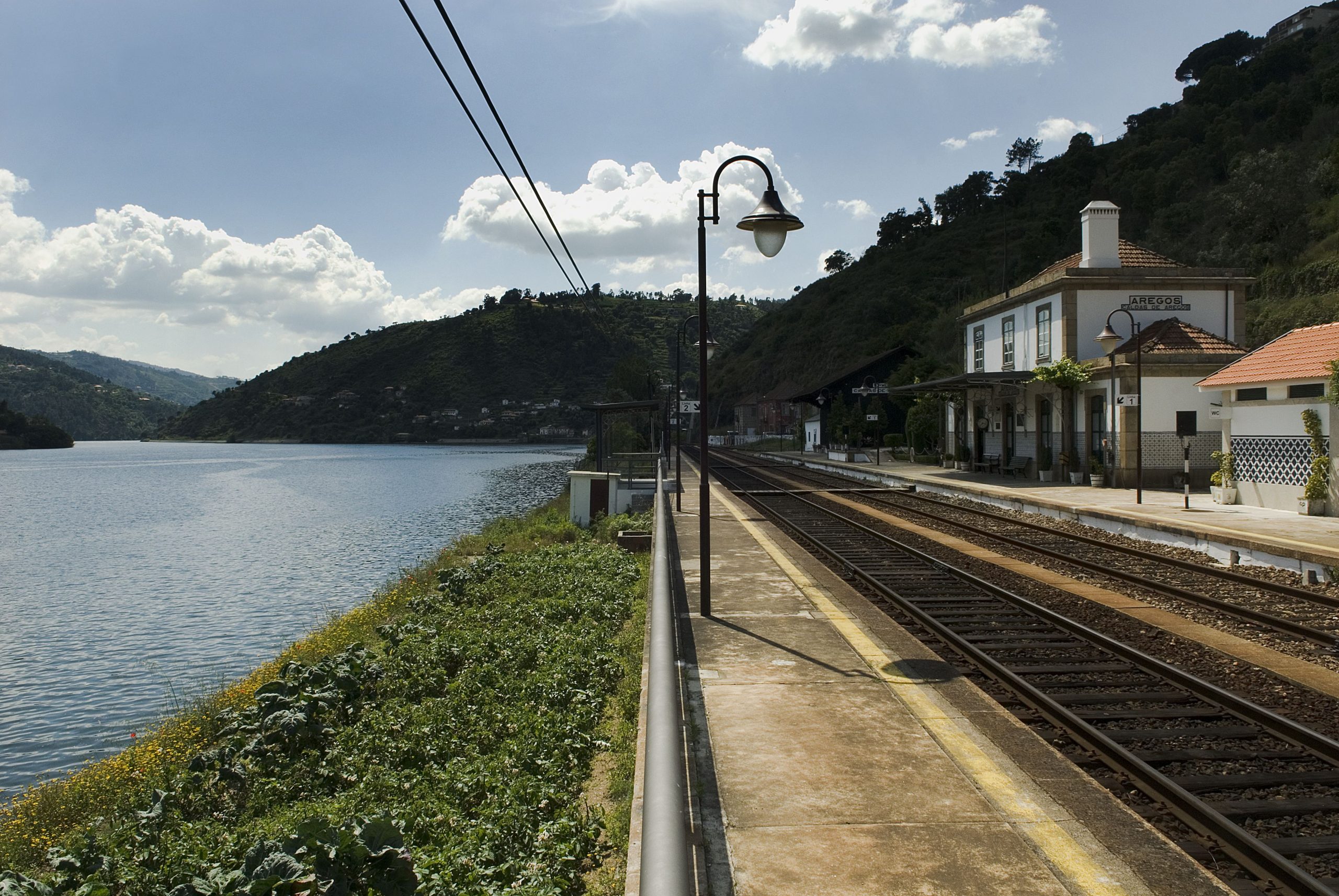 estação aregos linha do douro