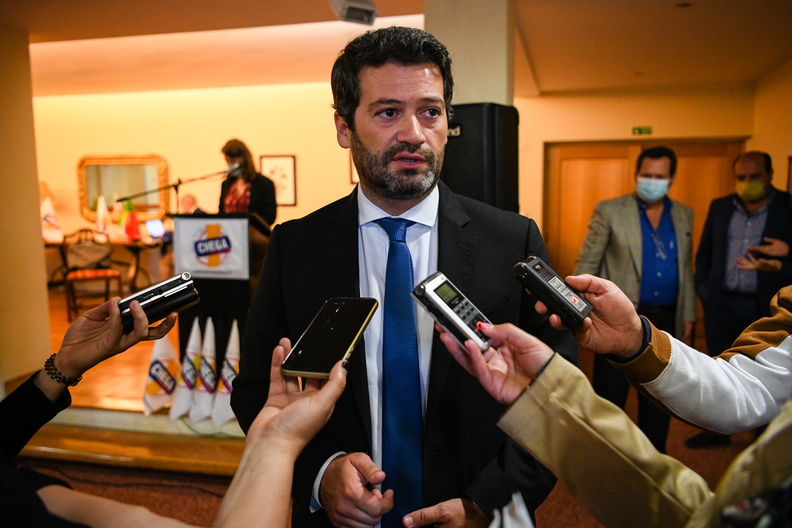 Andre ventura anuncia os candidatos às autarquicas 2021 no Hotel Grão Vasco