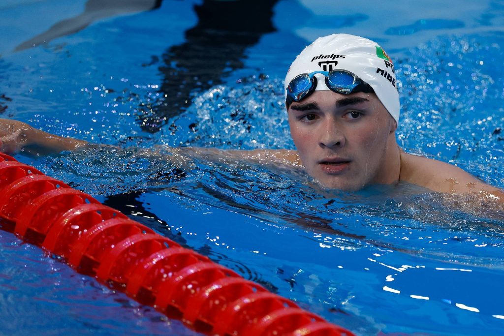  Diogo Ribeiro eliminado dos 100 metros livres nos Jogos Olímpicos