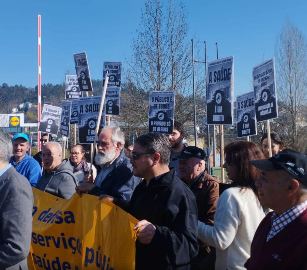  Buzinão e marcha lenta contra fecho da urgência de S. Pedro do Sul por falta de médicos