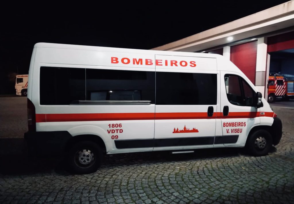  Viaturas dos bombeiros para transporte de doentes isentas de portagens