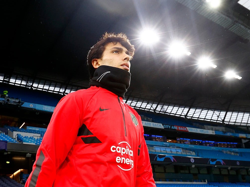  João Félix titular na derrota do Atlético diante do City