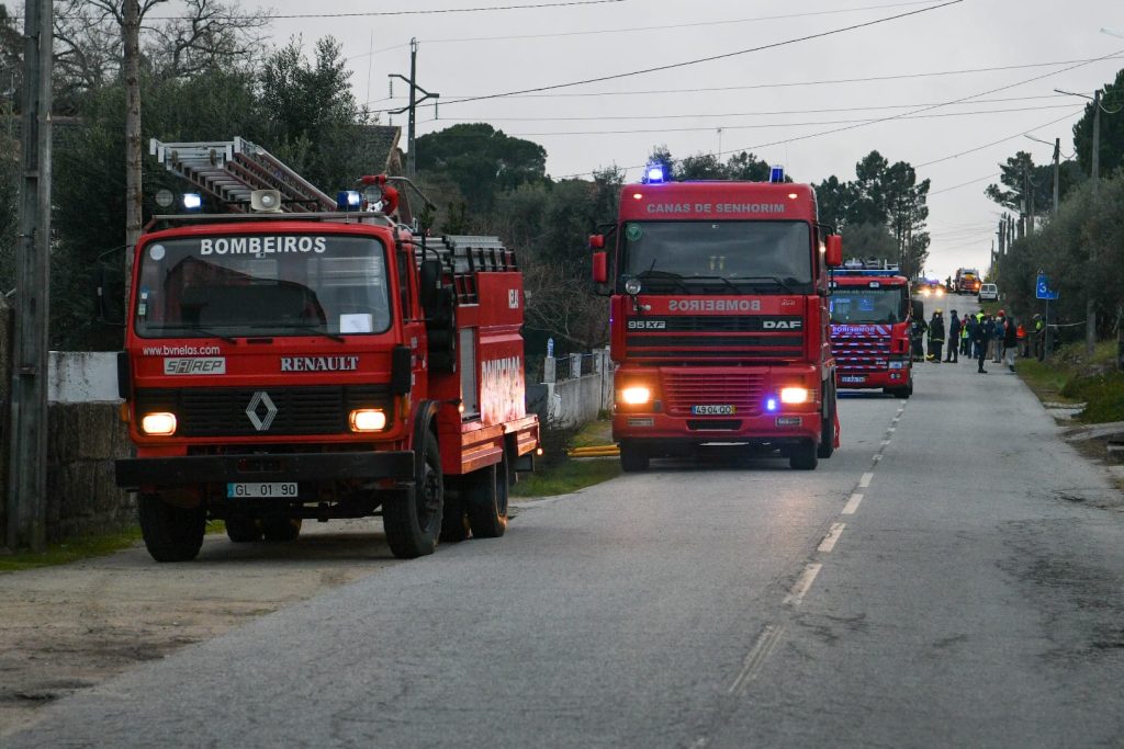  Canas de Senhorim: Bombeiro internado continua em estado grave. Ataque aconteceu há um mês