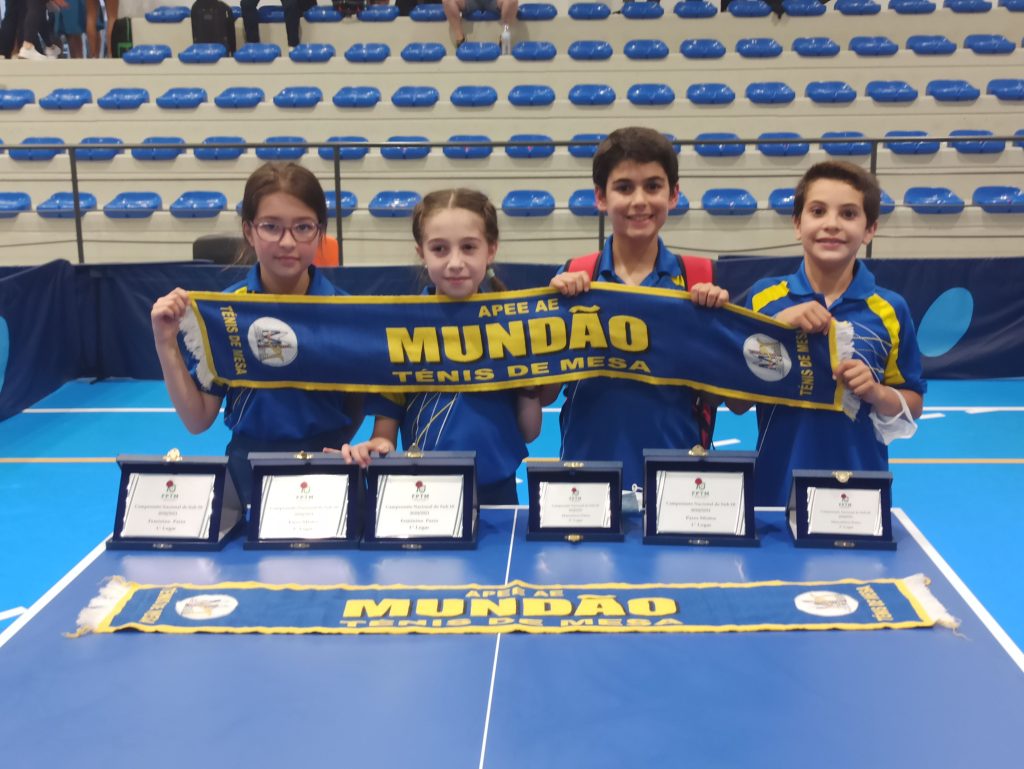  Ténis de mesa: equipa de Mundão venceu dois títulos no campeonato nacional