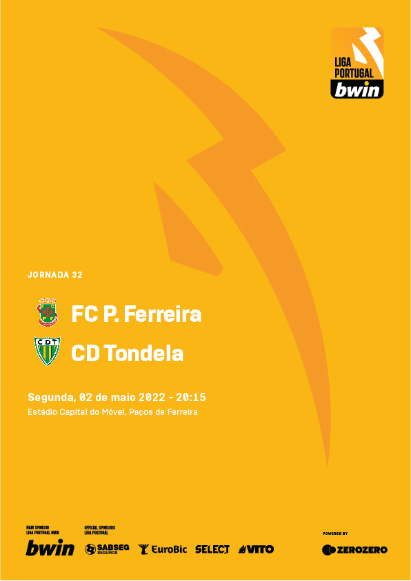  Paços de Ferreira/Tondela: primeira final