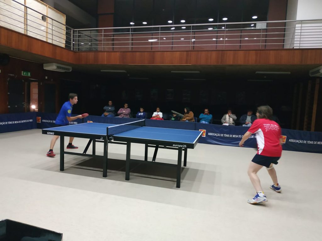  Ténis de Mesa: Orgens recebe provas do campeonato distrital de três escalões