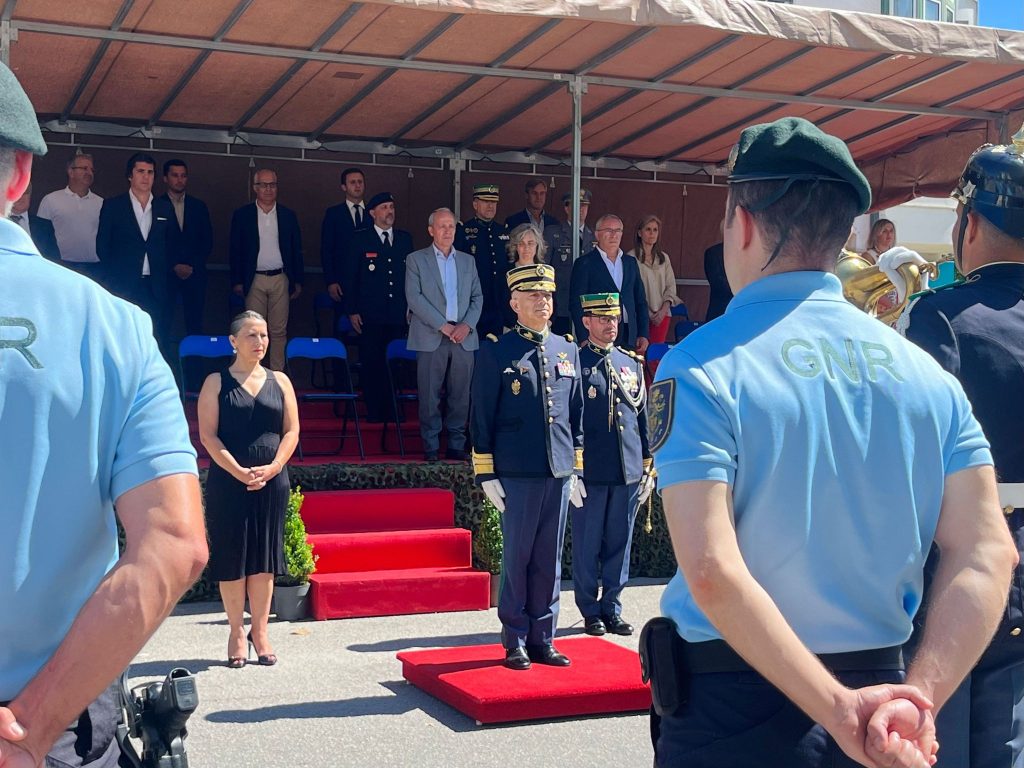  GNR de Viseu assinala aniversário em Tondela na presença de centenas de pessoas