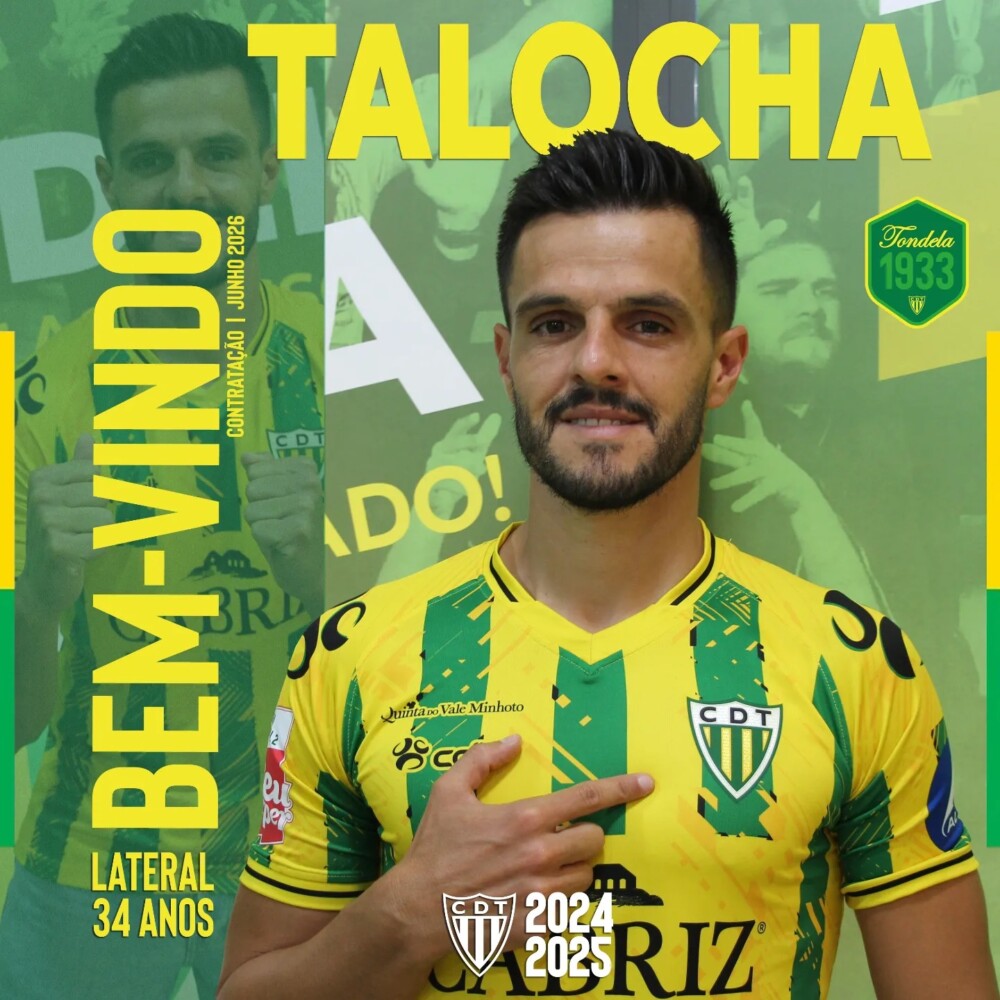  Talocha reforça defesa do Tondela