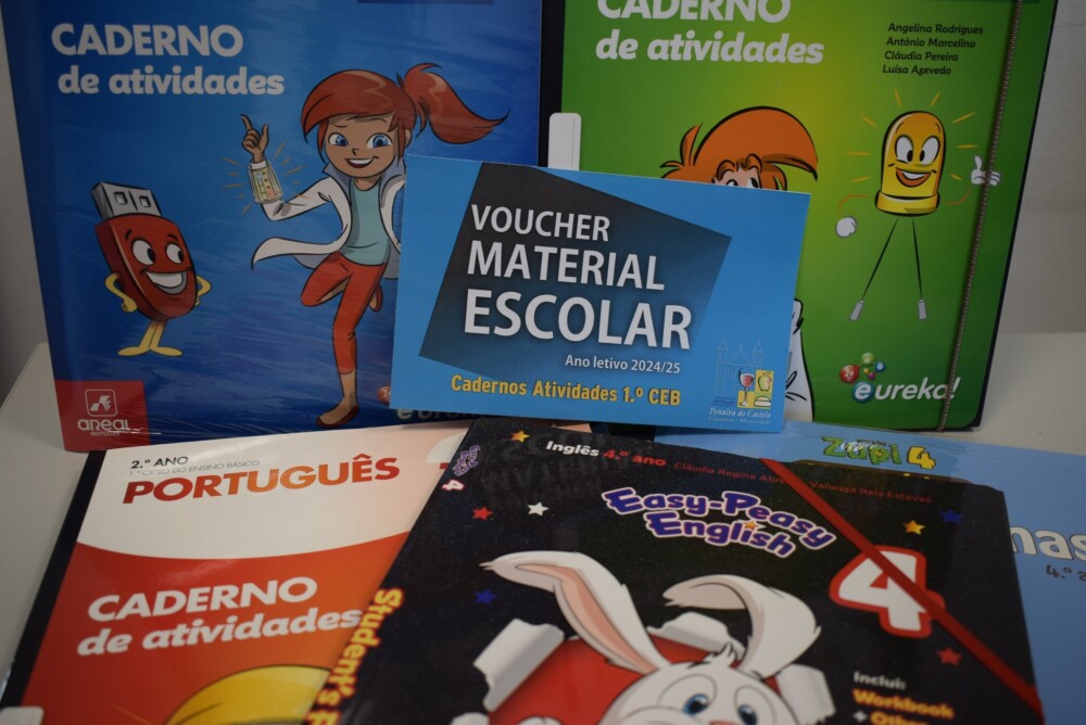  Câmara de Penalva do Castelo apoia alunos do 1.º ciclo com cadernos e vouchers