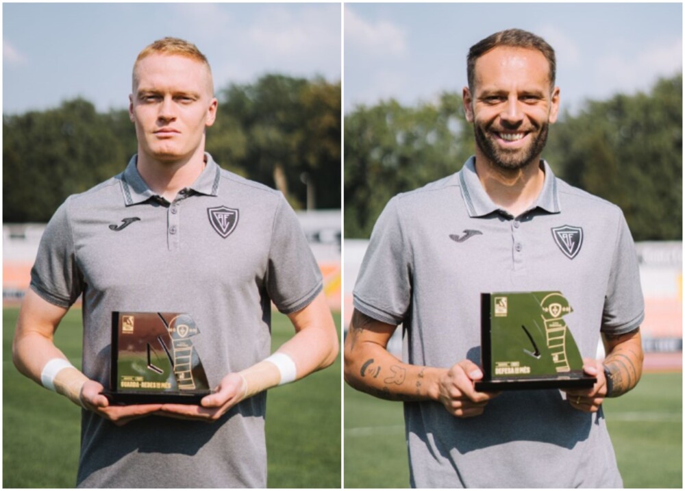  Jogadores do Académico de Viseu recebem prémio de melhores de agosto