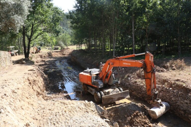 obras zona fluvial mortágua