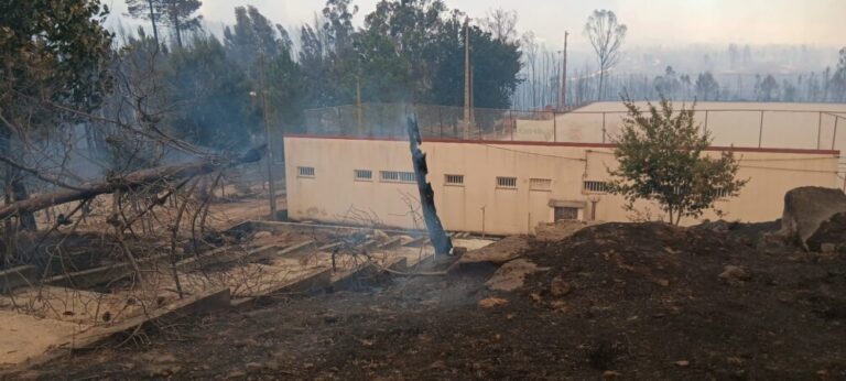 vale de medeiros futebol clube incêndio Nelas