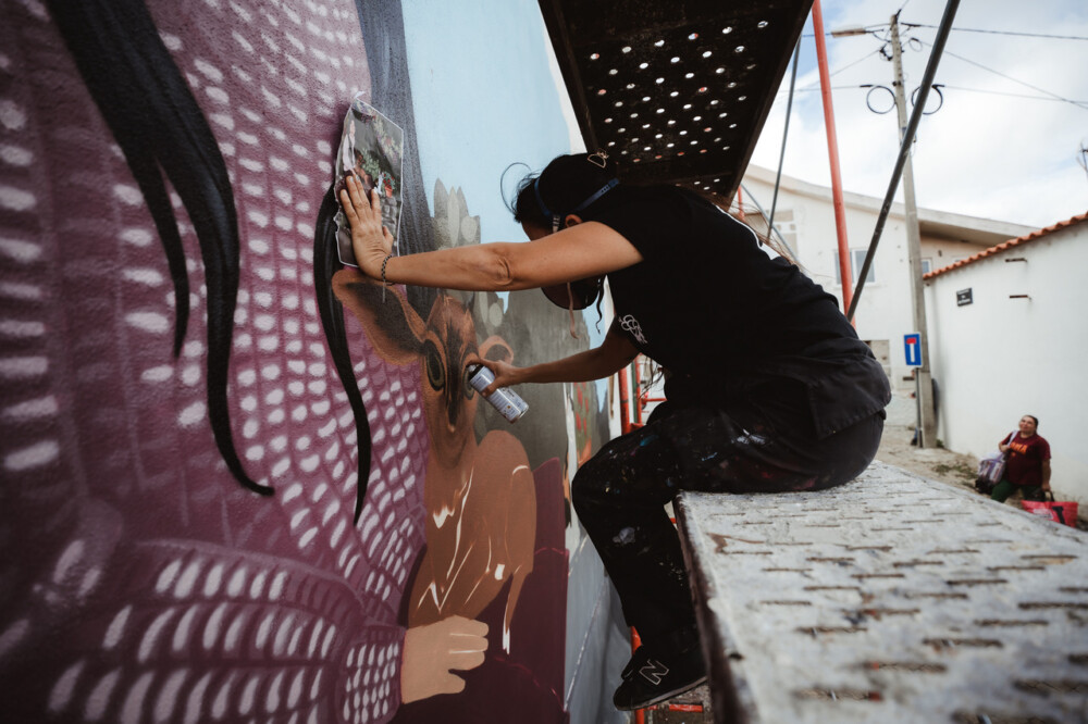  Edifícios e paredes ''pintadas'' com arte urbana em São João da Pesqueira