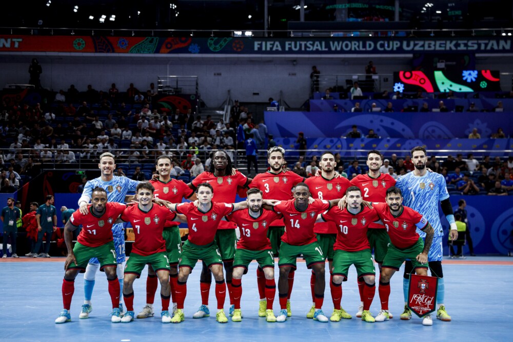  Futsal: Portugal vence Tajiquistão e decide primeiro lugar do grupo na última jornada