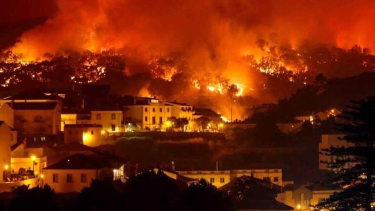 São Pedro do Sul casas a arder