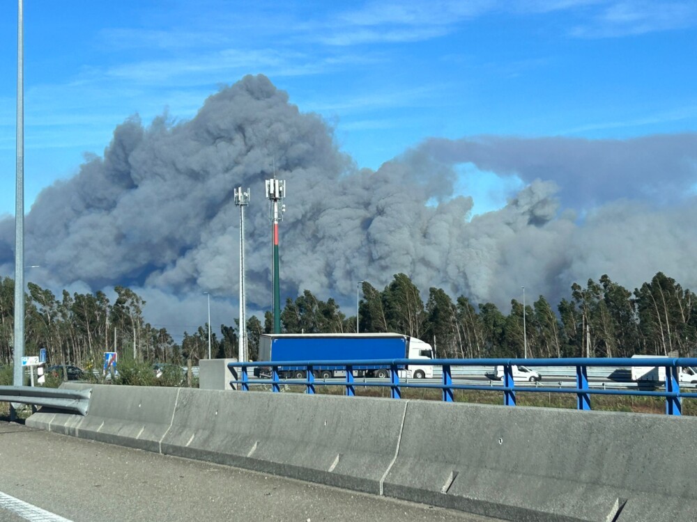  Incêndios: várias estradas cortadas no distrito de Viseu