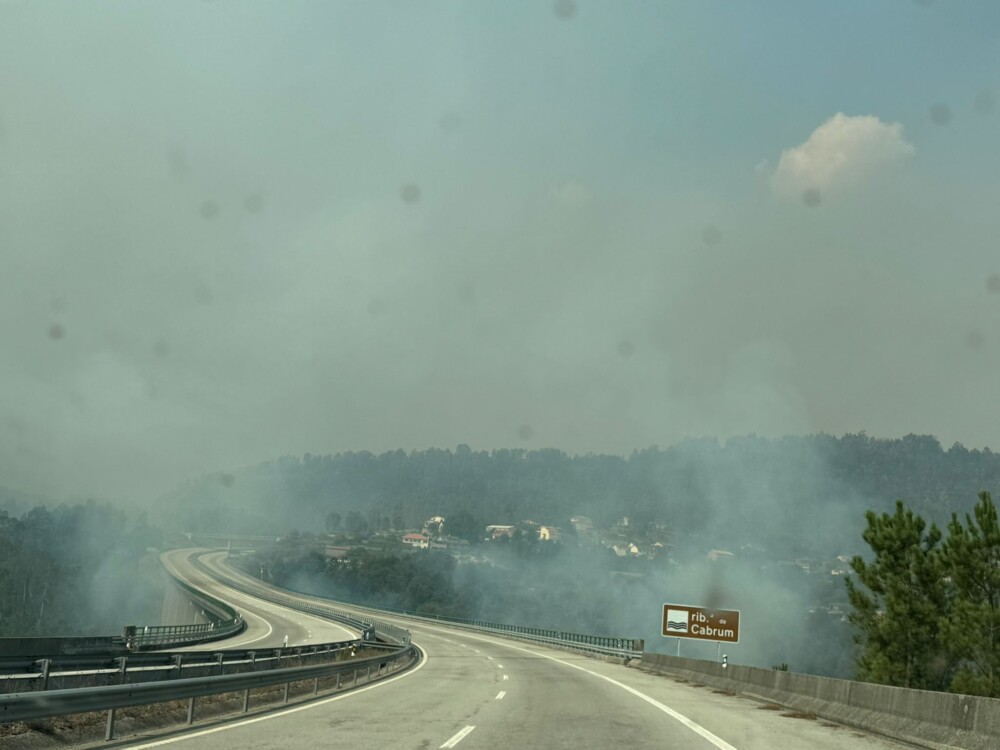  Incêndios: Todas as estradas reabertas no distrito de Viseu