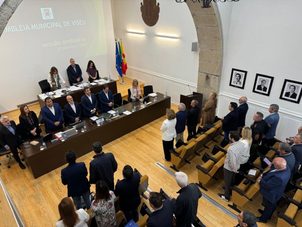  Minutos de silêncio, votos de pesar e de louvor na Assembleia Municipal de Viseu