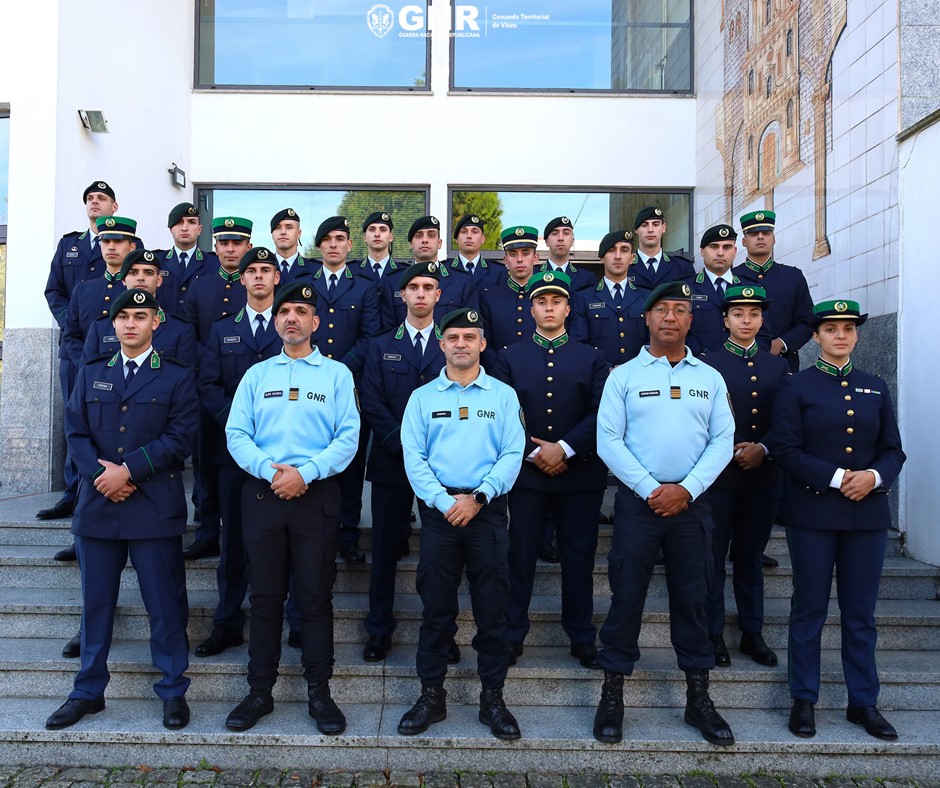  Mais de 20 guardas em formação nos postos da GNR de Viseu