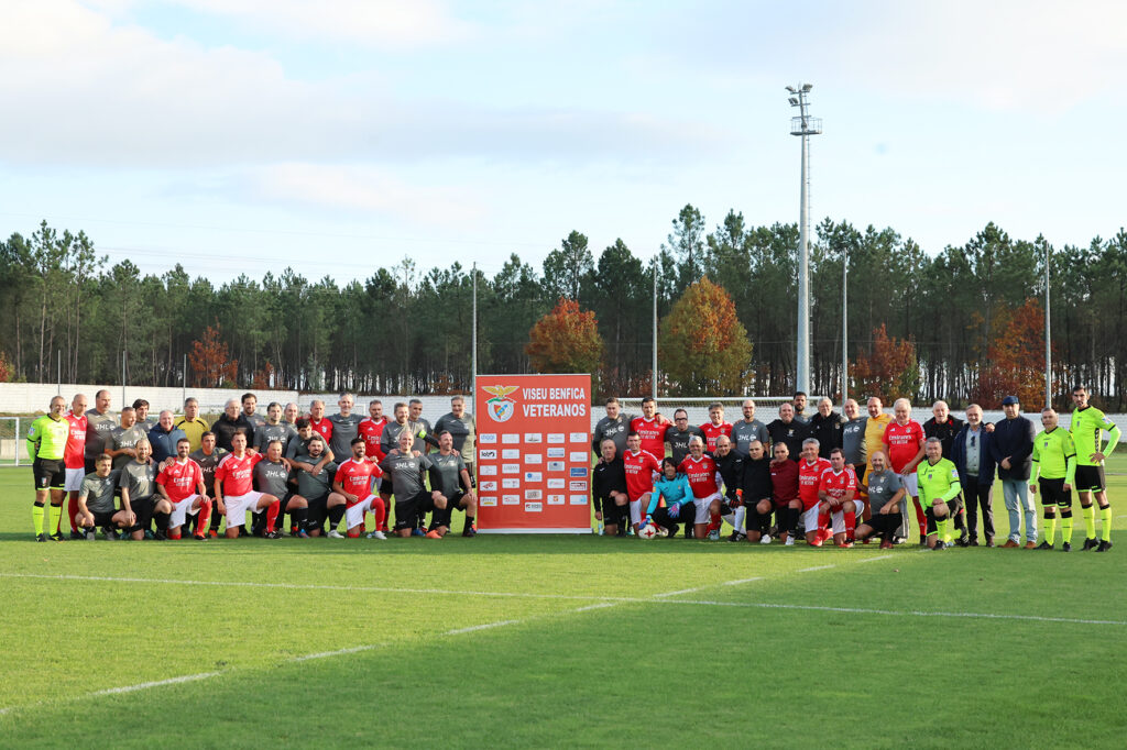  Equipa de veteranos do Viseu e Benfica assinala centenário do clube com agenda cheia