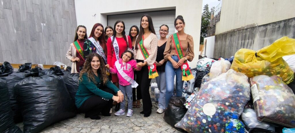  Miss Viseu junta meio milhão de tampas para ajudar criança com doença rara