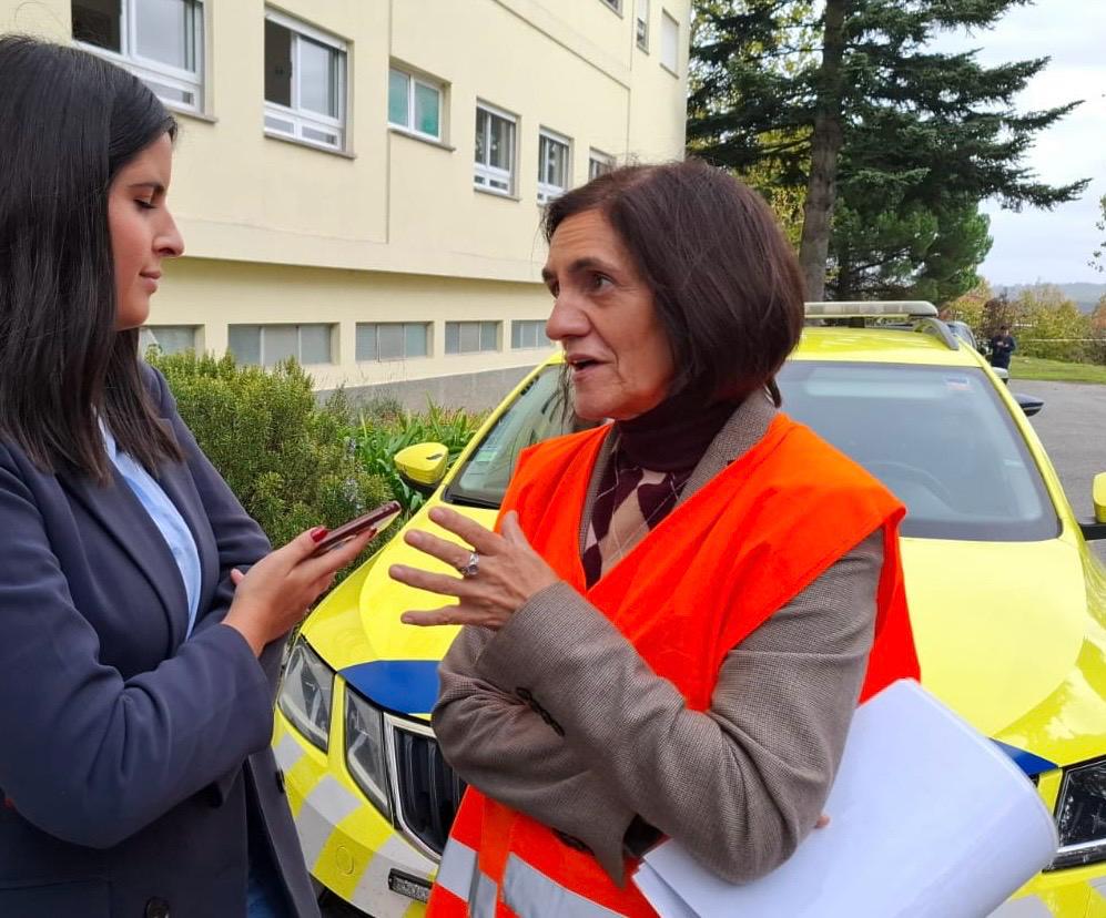  Sirenes e fumo: simulacro testa segurança do hospital psiquiátrico em Viseu