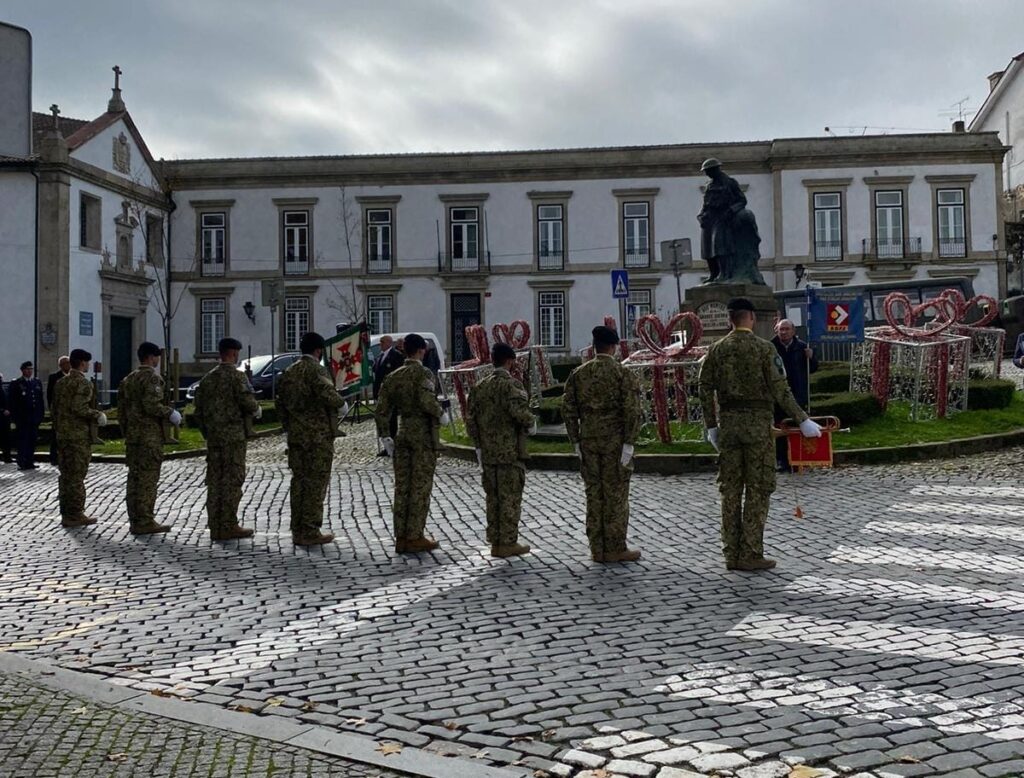  Combatentes em Viseu comemoram aniversário do fim da I Guerra Mundial e da Guerra Colonial