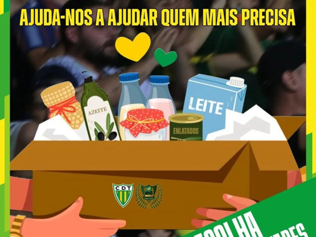  CD Tondela organiza recolha de alimentos no jogo deste fim de semana