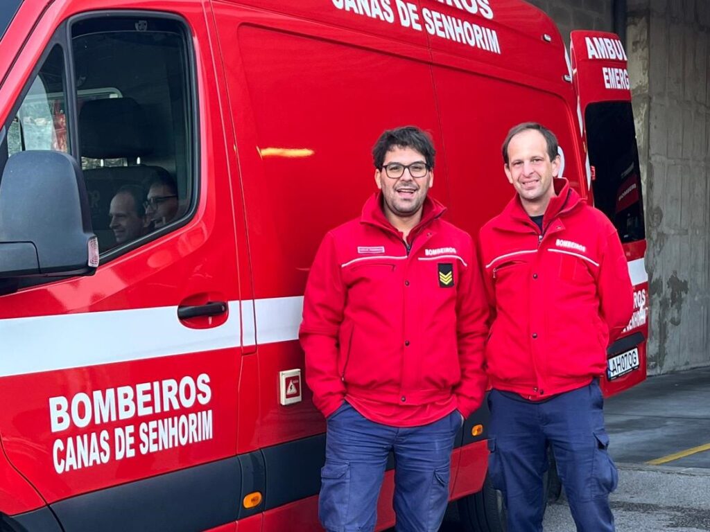  Ambulância de Canas de Senhorim foi bloco de partos para o nascimento de Mateus