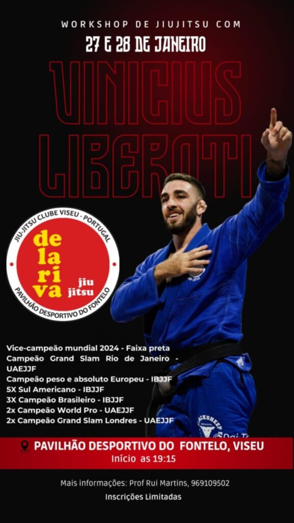  Viseu recebe um dos maiores atletas do mundo de Jiu-jitsu