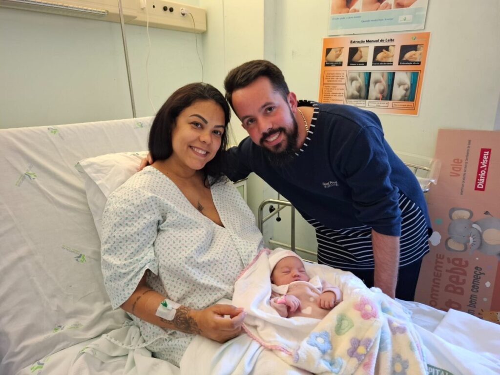  Viseu acolheu a chegada ao mundo de Maria Fernanda. Foi o primeiro bebé a nascer no Hospital de Viseu em 2025