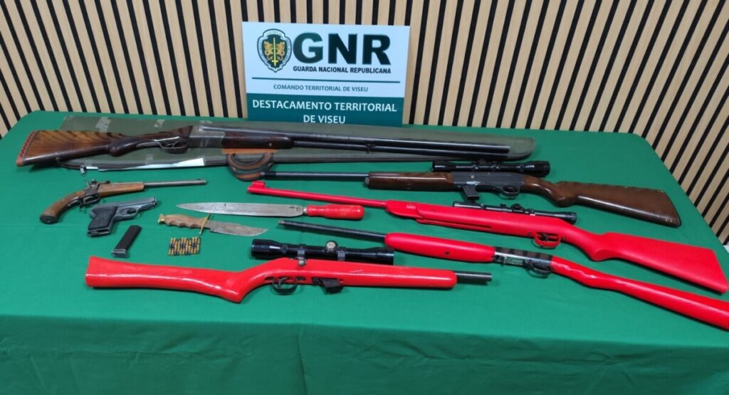  GNR faz buscas e apanha várias armas em São Pedro do Sul