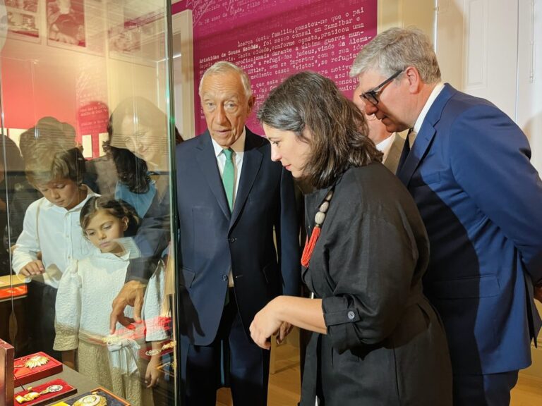 Marcelo Rebelo Sousa no Museu Aristides Sousa Mendes