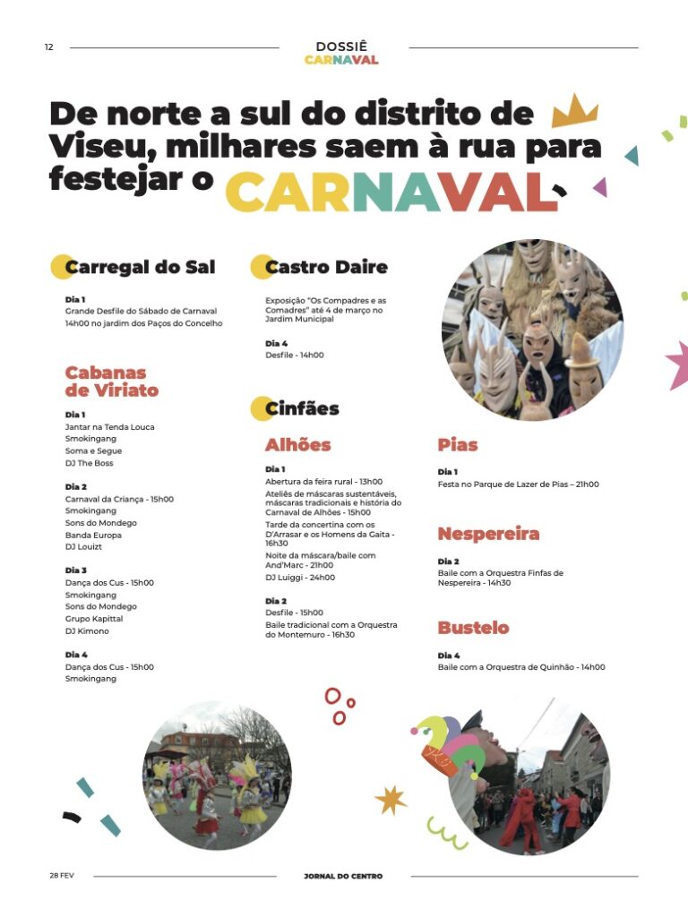  Em Viseu, Entrudo é "enterrado" esta terça-feira em Repeses e Orgens