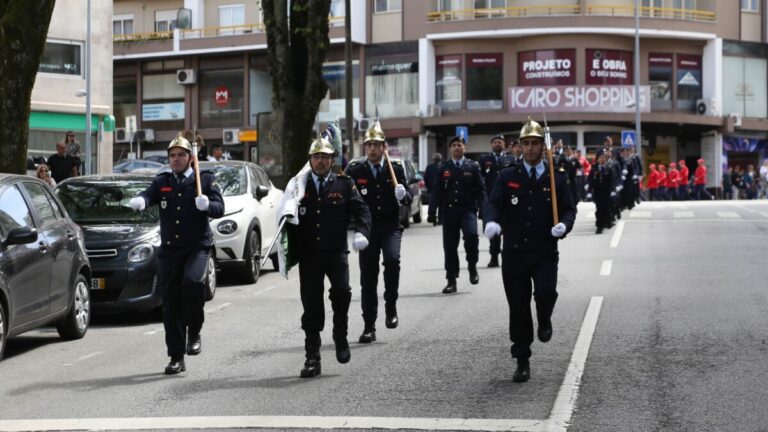 desfile bombeiros viseu